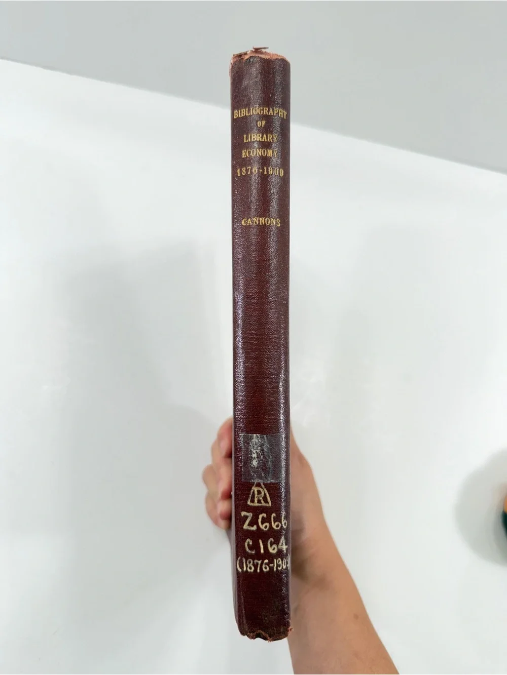 1910 Antique HC Book, Bibliography of Library Economy 1876-1909 By Cannons‎